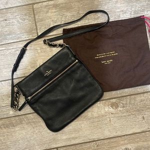 Kate Spade Black Crossbody and duster
